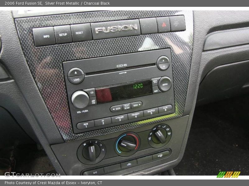 Silver Frost Metallic / Charcoal Black 2006 Ford Fusion SE