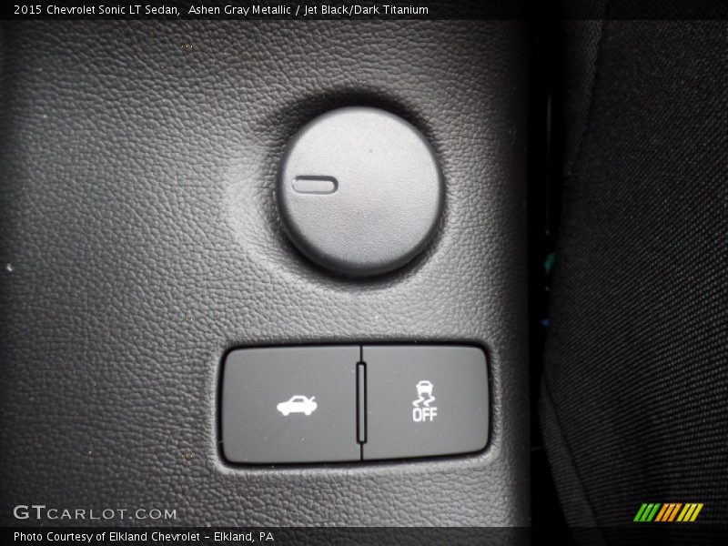 Ashen Gray Metallic / Jet Black/Dark Titanium 2015 Chevrolet Sonic LT Sedan