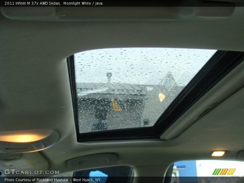 Moonlight White / Java 2011 Infiniti M 37x AWD Sedan