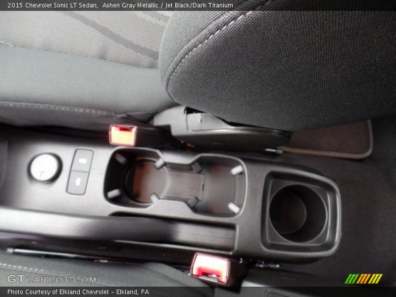 Ashen Gray Metallic / Jet Black/Dark Titanium 2015 Chevrolet Sonic LT Sedan