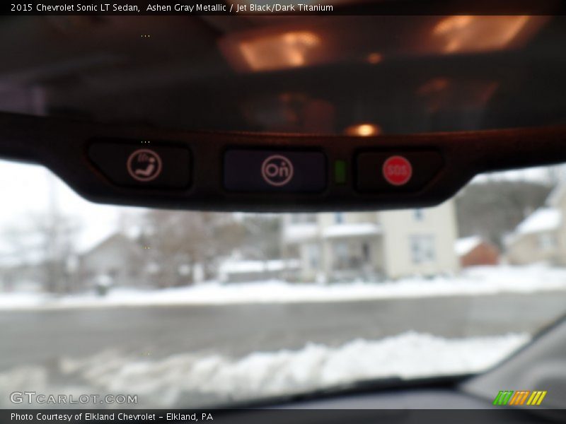 Ashen Gray Metallic / Jet Black/Dark Titanium 2015 Chevrolet Sonic LT Sedan