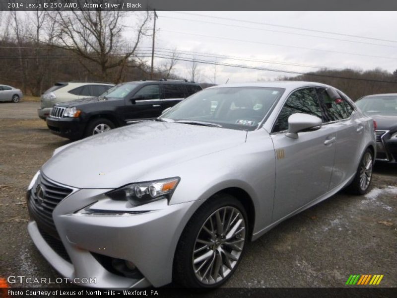 Atomic Silver / Black 2014 Lexus IS 250 AWD