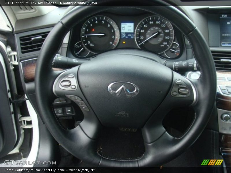 Moonlight White / Java 2011 Infiniti M 37x AWD Sedan