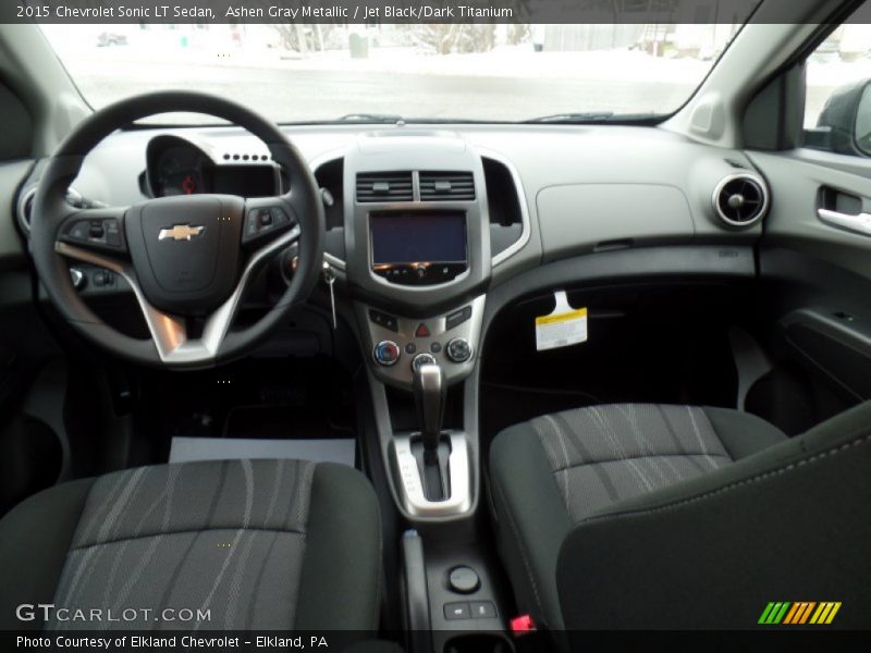 Ashen Gray Metallic / Jet Black/Dark Titanium 2015 Chevrolet Sonic LT Sedan