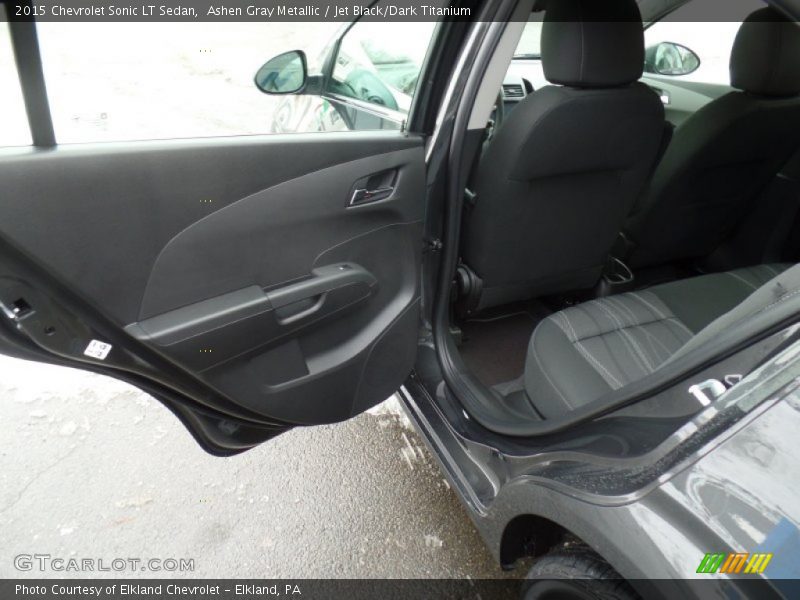 Ashen Gray Metallic / Jet Black/Dark Titanium 2015 Chevrolet Sonic LT Sedan