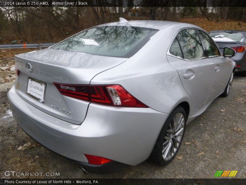 Atomic Silver / Black 2014 Lexus IS 250 AWD