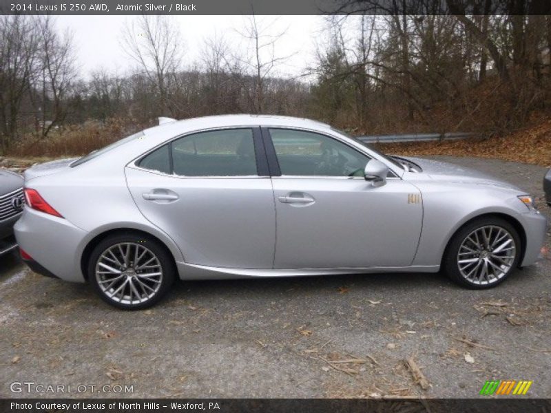 Atomic Silver / Black 2014 Lexus IS 250 AWD