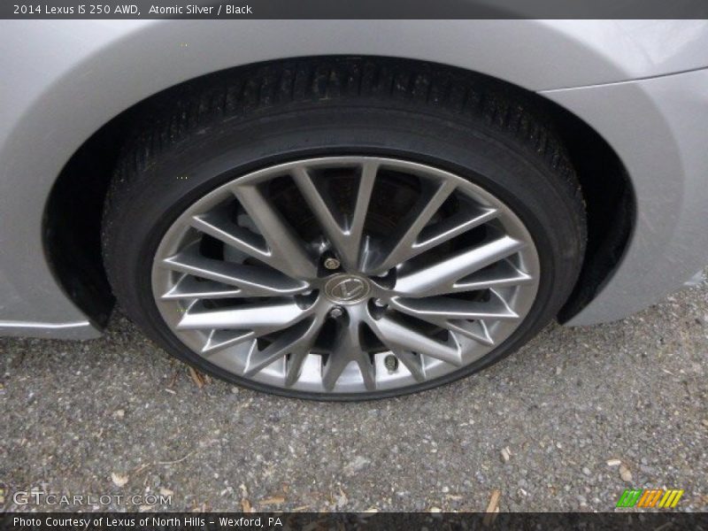 Atomic Silver / Black 2014 Lexus IS 250 AWD
