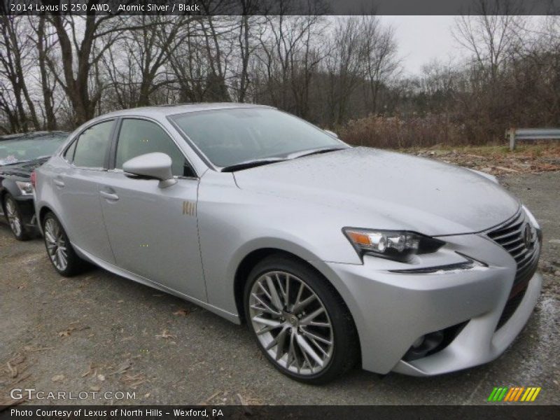Atomic Silver / Black 2014 Lexus IS 250 AWD