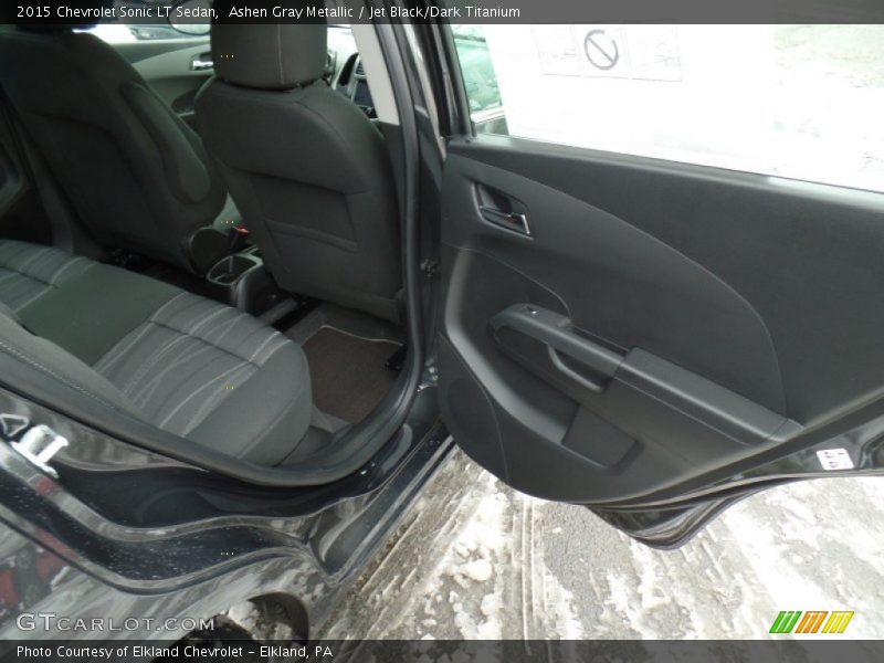 Ashen Gray Metallic / Jet Black/Dark Titanium 2015 Chevrolet Sonic LT Sedan