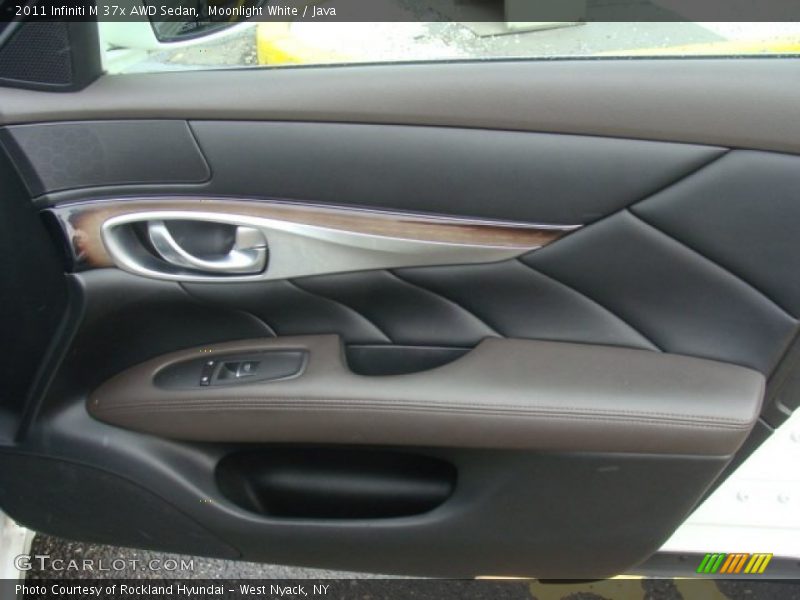 Moonlight White / Java 2011 Infiniti M 37x AWD Sedan