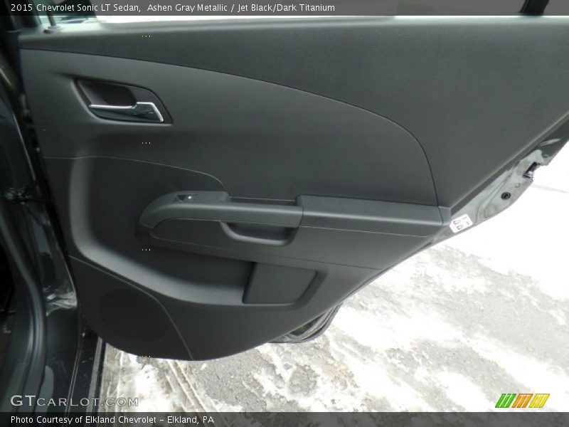 Ashen Gray Metallic / Jet Black/Dark Titanium 2015 Chevrolet Sonic LT Sedan