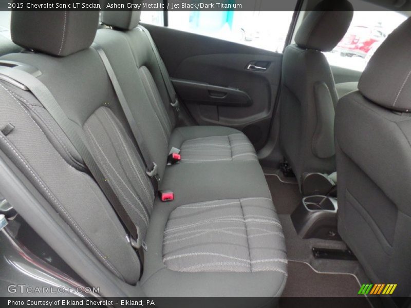 Ashen Gray Metallic / Jet Black/Dark Titanium 2015 Chevrolet Sonic LT Sedan