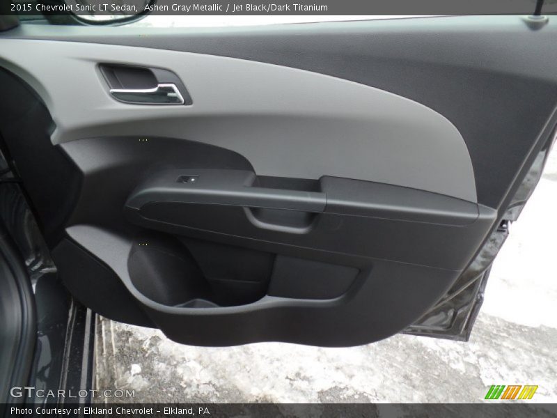 Ashen Gray Metallic / Jet Black/Dark Titanium 2015 Chevrolet Sonic LT Sedan