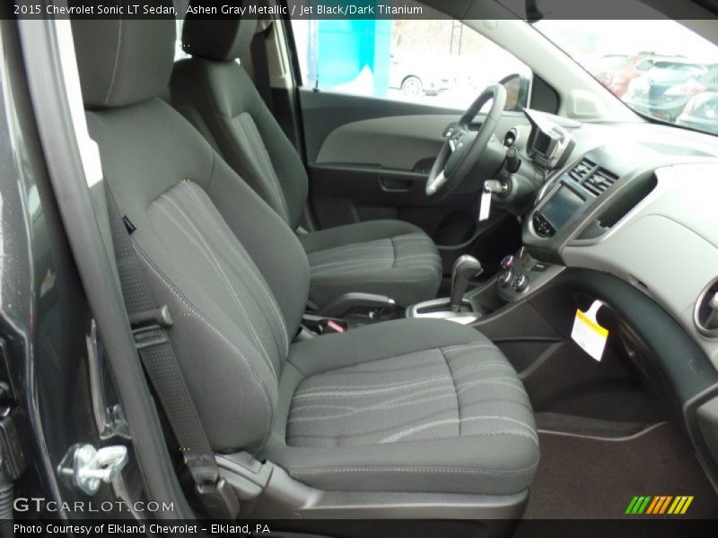 Ashen Gray Metallic / Jet Black/Dark Titanium 2015 Chevrolet Sonic LT Sedan