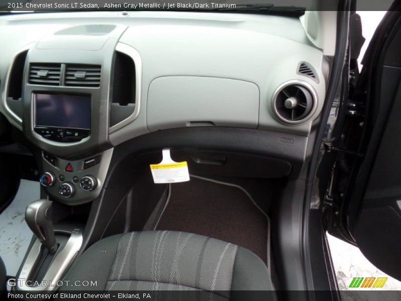 Ashen Gray Metallic / Jet Black/Dark Titanium 2015 Chevrolet Sonic LT Sedan