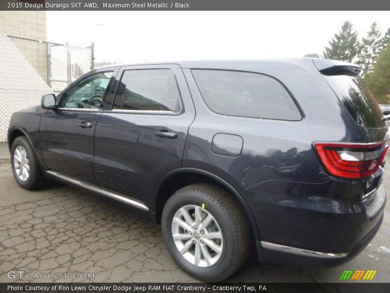 Maximum Steel Metallic / Black 2015 Dodge Durango SXT AWD