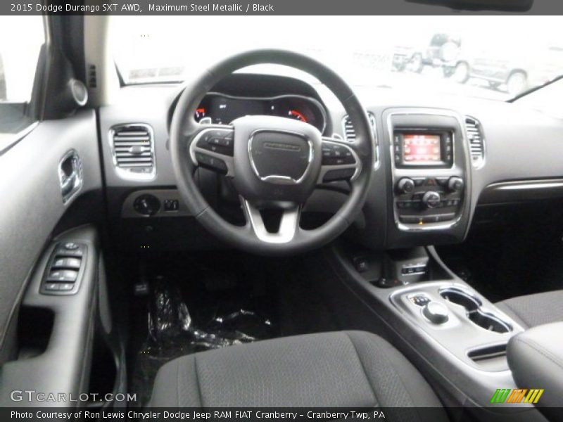 Maximum Steel Metallic / Black 2015 Dodge Durango SXT AWD
