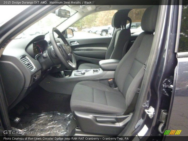 Maximum Steel Metallic / Black 2015 Dodge Durango SXT AWD