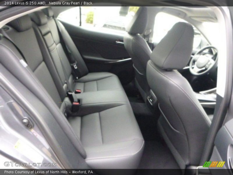 Nebula Gray Pearl / Black 2014 Lexus IS 250 AWD