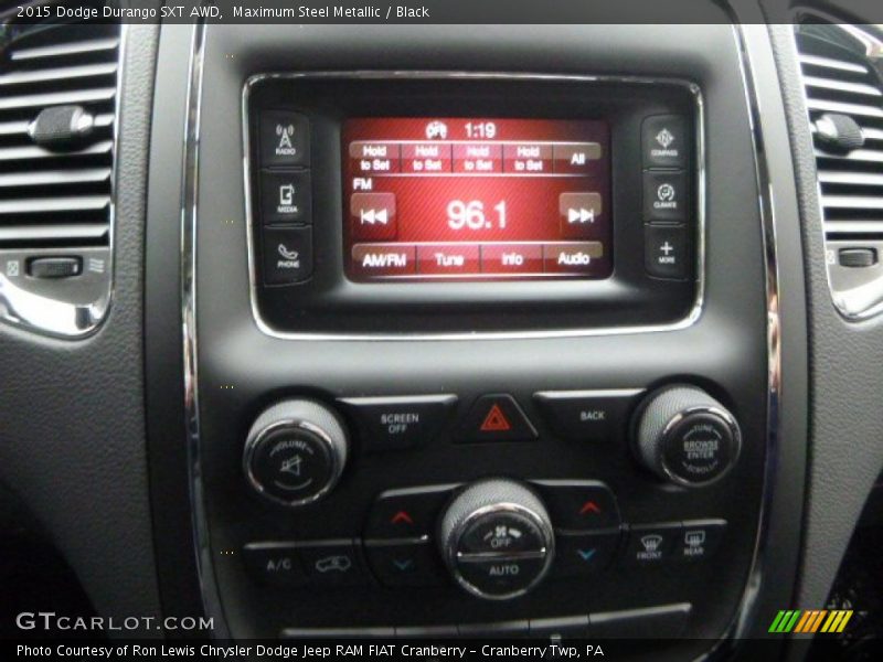 Maximum Steel Metallic / Black 2015 Dodge Durango SXT AWD