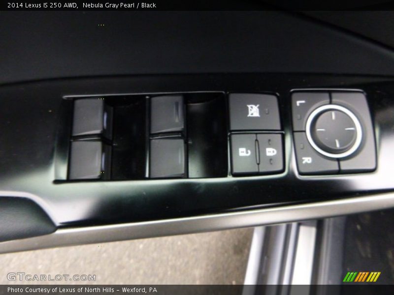 Nebula Gray Pearl / Black 2014 Lexus IS 250 AWD