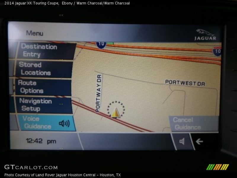 Navigation of 2014 XK Touring Coupe