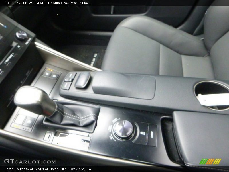 Nebula Gray Pearl / Black 2014 Lexus IS 250 AWD