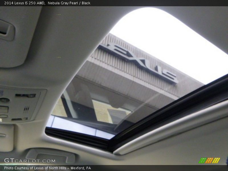Nebula Gray Pearl / Black 2014 Lexus IS 250 AWD