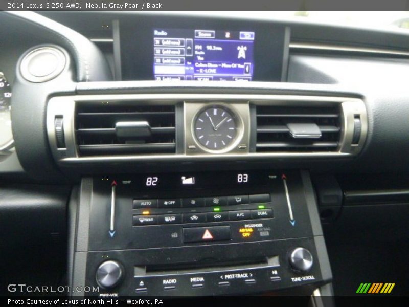 Nebula Gray Pearl / Black 2014 Lexus IS 250 AWD