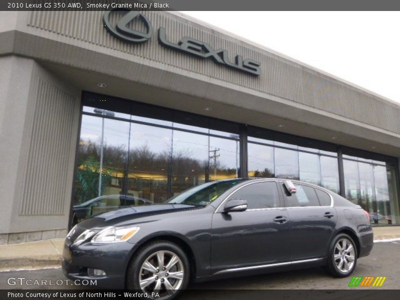 Smokey Granite Mica / Black 2010 Lexus GS 350 AWD
