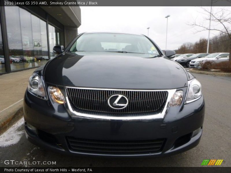 Smokey Granite Mica / Black 2010 Lexus GS 350 AWD