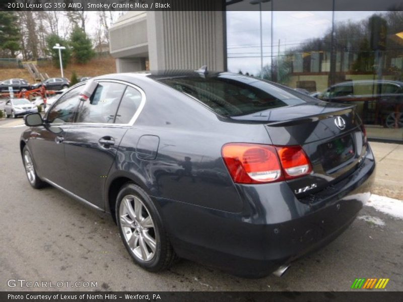 Smokey Granite Mica / Black 2010 Lexus GS 350 AWD
