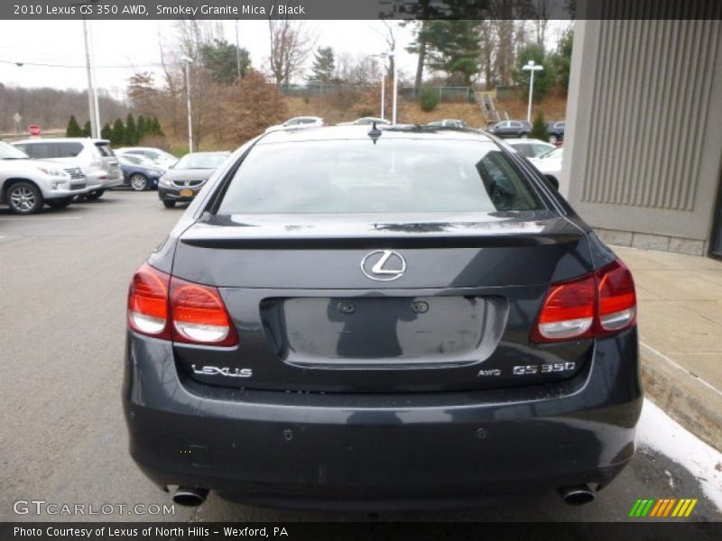 Smokey Granite Mica / Black 2010 Lexus GS 350 AWD