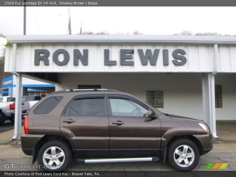 Smokey Brown / Beige 2009 Kia Sportage EX V6 4x4