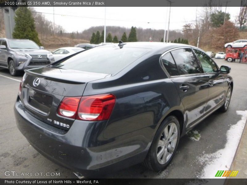 Smokey Granite Mica / Black 2010 Lexus GS 350 AWD