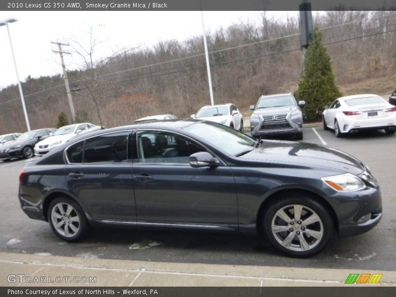 Smokey Granite Mica / Black 2010 Lexus GS 350 AWD