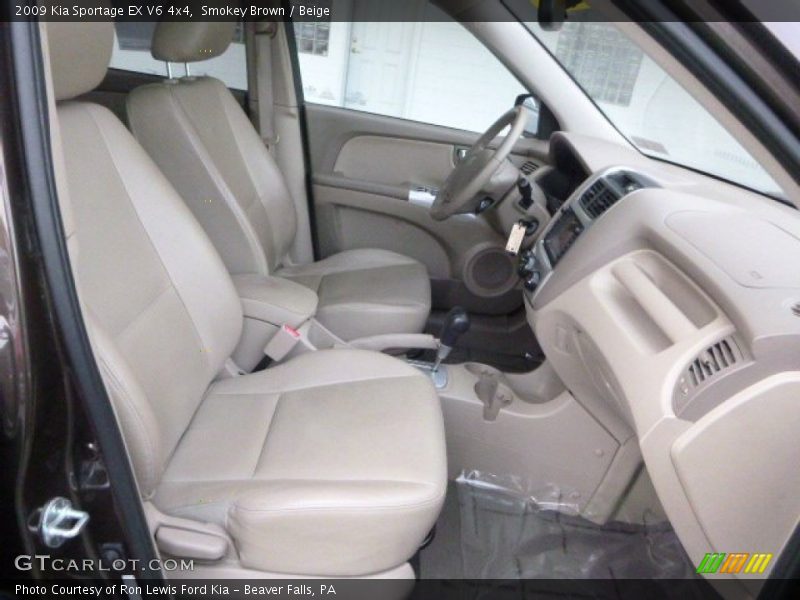 Smokey Brown / Beige 2009 Kia Sportage EX V6 4x4