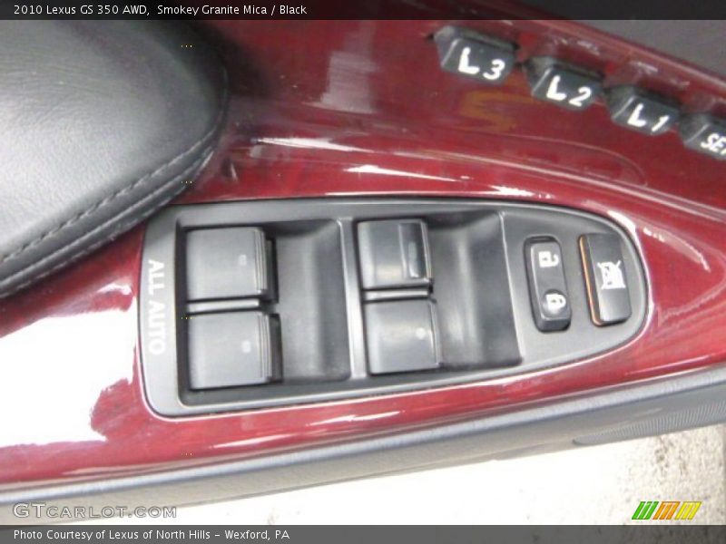 Smokey Granite Mica / Black 2010 Lexus GS 350 AWD
