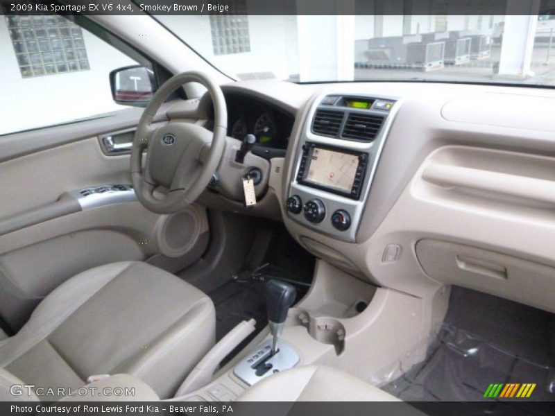 Smokey Brown / Beige 2009 Kia Sportage EX V6 4x4