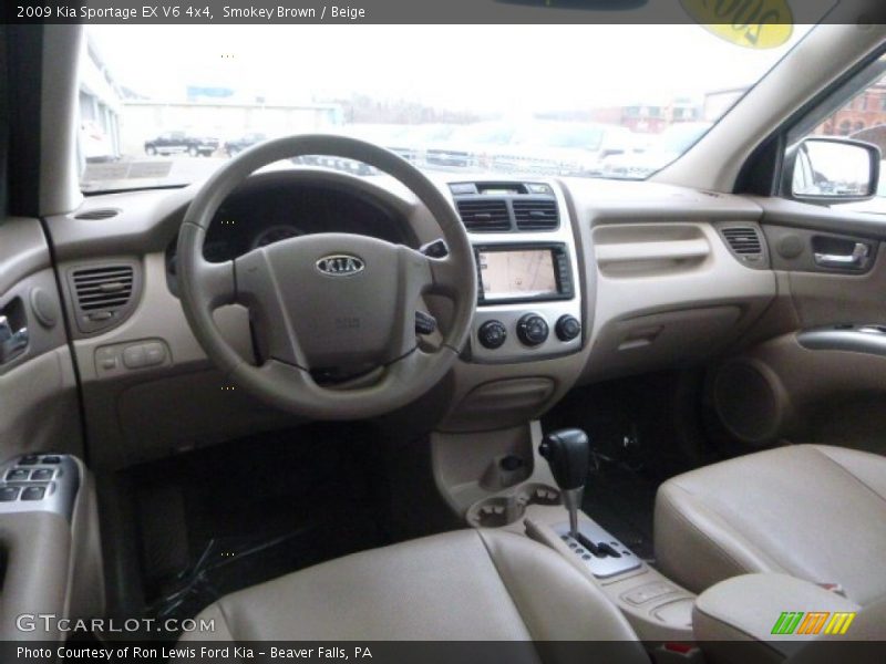 Smokey Brown / Beige 2009 Kia Sportage EX V6 4x4