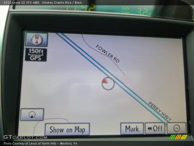 Smokey Granite Mica / Black 2010 Lexus GS 350 AWD