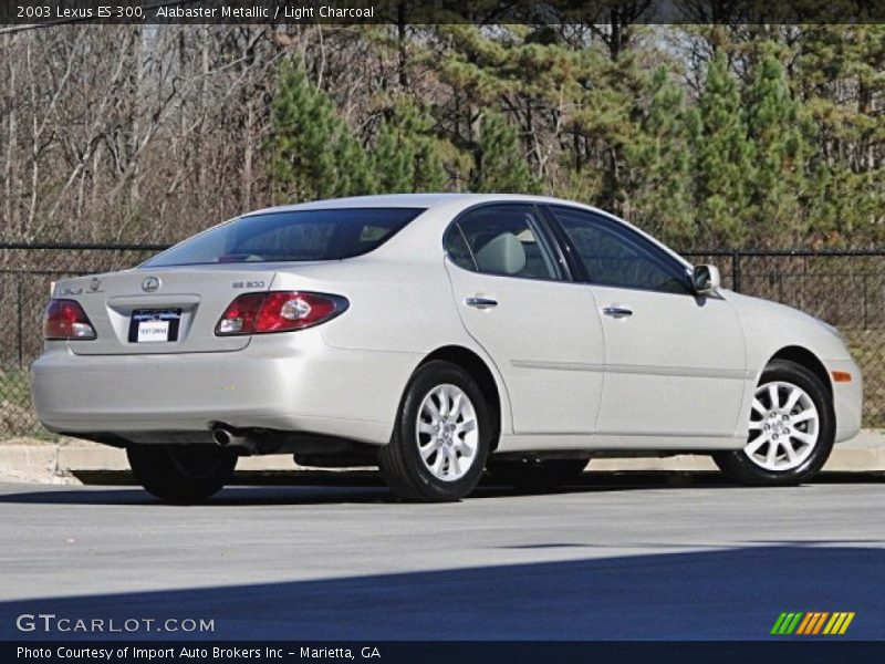 Alabaster Metallic / Light Charcoal 2003 Lexus ES 300