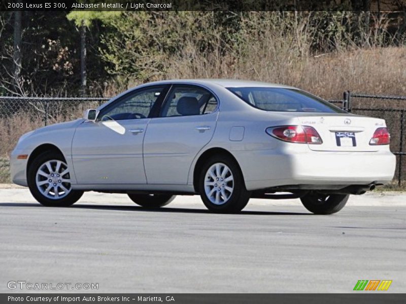 Alabaster Metallic / Light Charcoal 2003 Lexus ES 300