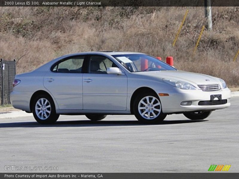 Alabaster Metallic / Light Charcoal 2003 Lexus ES 300