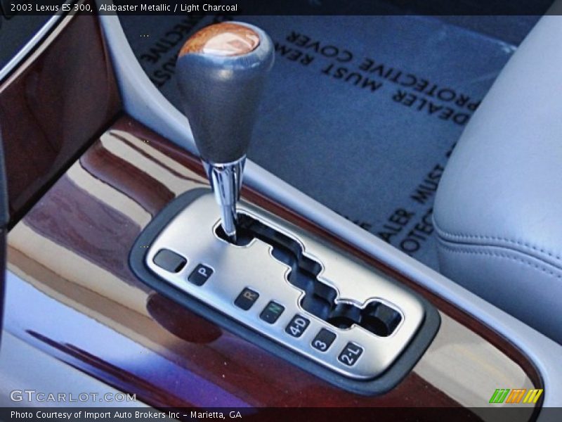 Alabaster Metallic / Light Charcoal 2003 Lexus ES 300