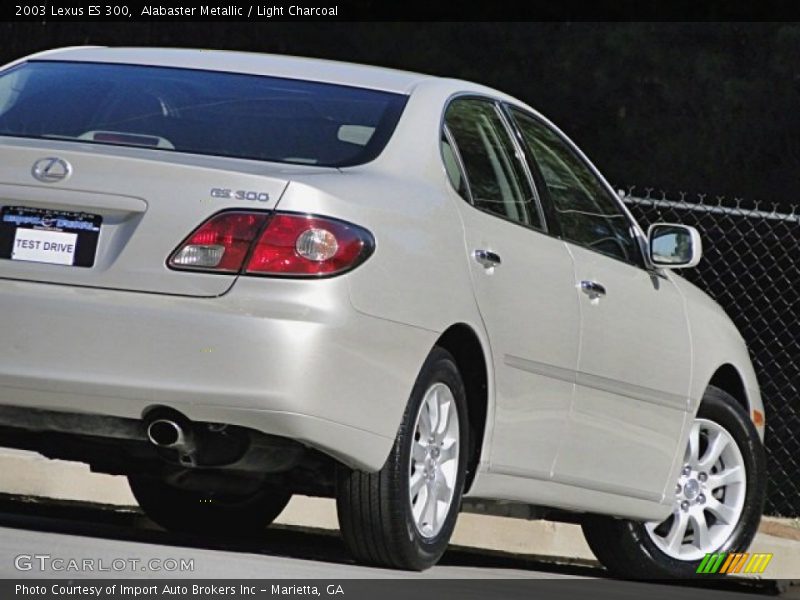 Alabaster Metallic / Light Charcoal 2003 Lexus ES 300