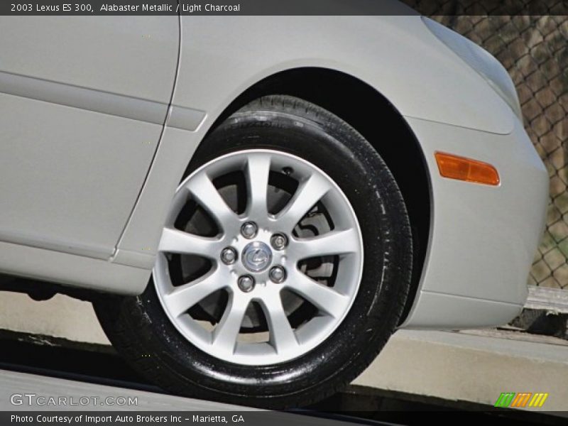 Alabaster Metallic / Light Charcoal 2003 Lexus ES 300
