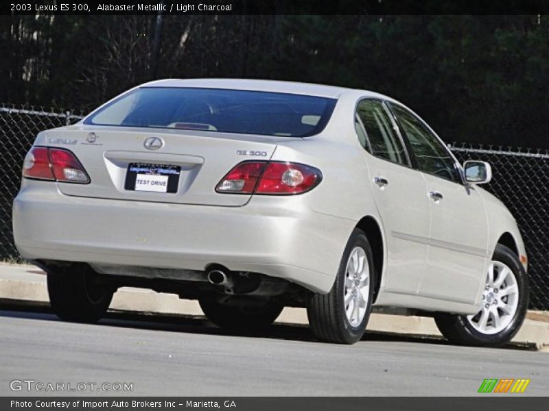 Alabaster Metallic / Light Charcoal 2003 Lexus ES 300