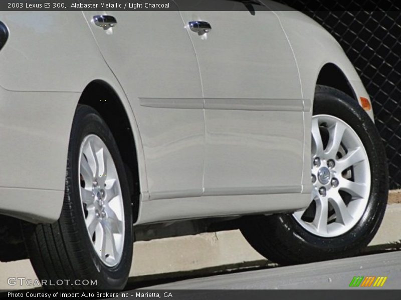 Alabaster Metallic / Light Charcoal 2003 Lexus ES 300